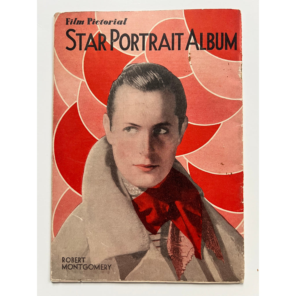 RARE 1937 Jean Harlow Magazine Star Portrait Album, German Newspaper Death Clip