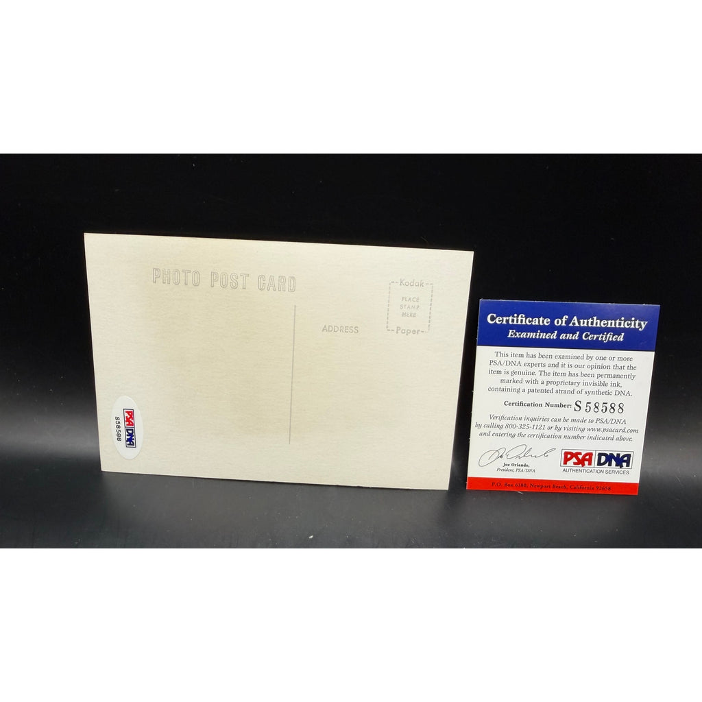 PSA 1940s Stan Musial Autographed Post Card Musial Rookie Stan the Man St. Louis Cardinals, Postcard, HOF, MLB, World Series Champion