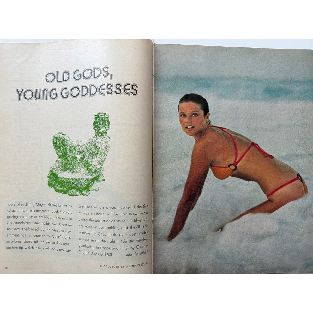 1975 Sports Illustrated Swimsuit Edition Cheryl Tiegs Magazine, Bill Walton, NBA