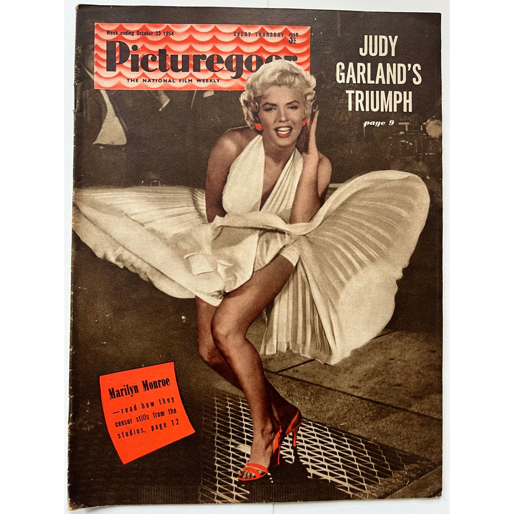 Fantastic 1954 Marilyn Monroe Magazine UK Picturegoer Norma Jean Seven Year Itch, Some Like it Hot