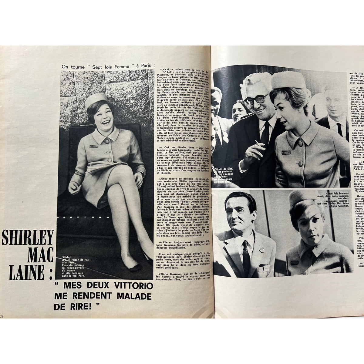 RARE French 1966 Natalie Wood Magazine West Side Story, Rebel Without a Cause, Miracle on 34th Street, The Candidate