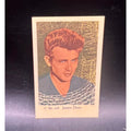 1950's Dutch Gum James Dean Card Rebel Without a Cause, East of Eden, Giant, Hollywood Legend.