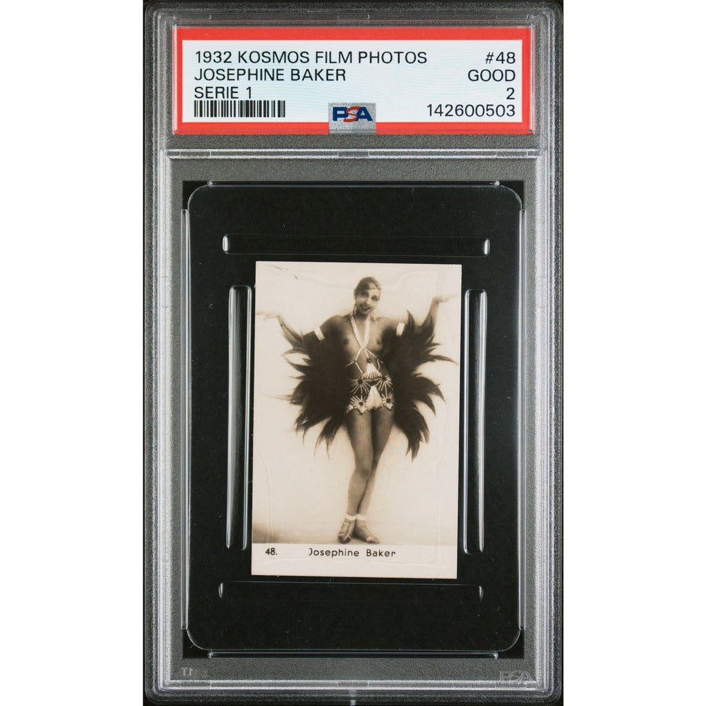 RARE 1932 Kosmos Josephine Baker PSA 2 Film Photos Folies Bergere Black Venus, Danse Sauvage, Black Pearl, Siren of the Tropics