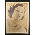 1930s Thick Stock Fan Photo of Myrna Loy Hollywood Thin Man, Best Years of Our Life, William Powell, Red Pony, Libeled Lady