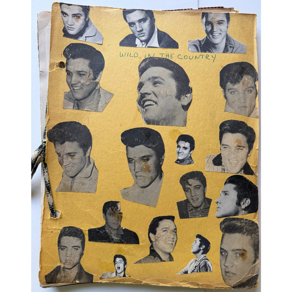 Original 50's 60's Elvis Presley Scrapbook Real Photos, Clippings The King, TCB, Graceland, King Creole, Jailhouse Rock, Love me Tender