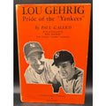 1942 Pride of the Yankees Book, Lou Gehrig, Gary Cooper First Edition, New York Yankees, Iron Horse, Babe Ruth, Yanks Near Mint