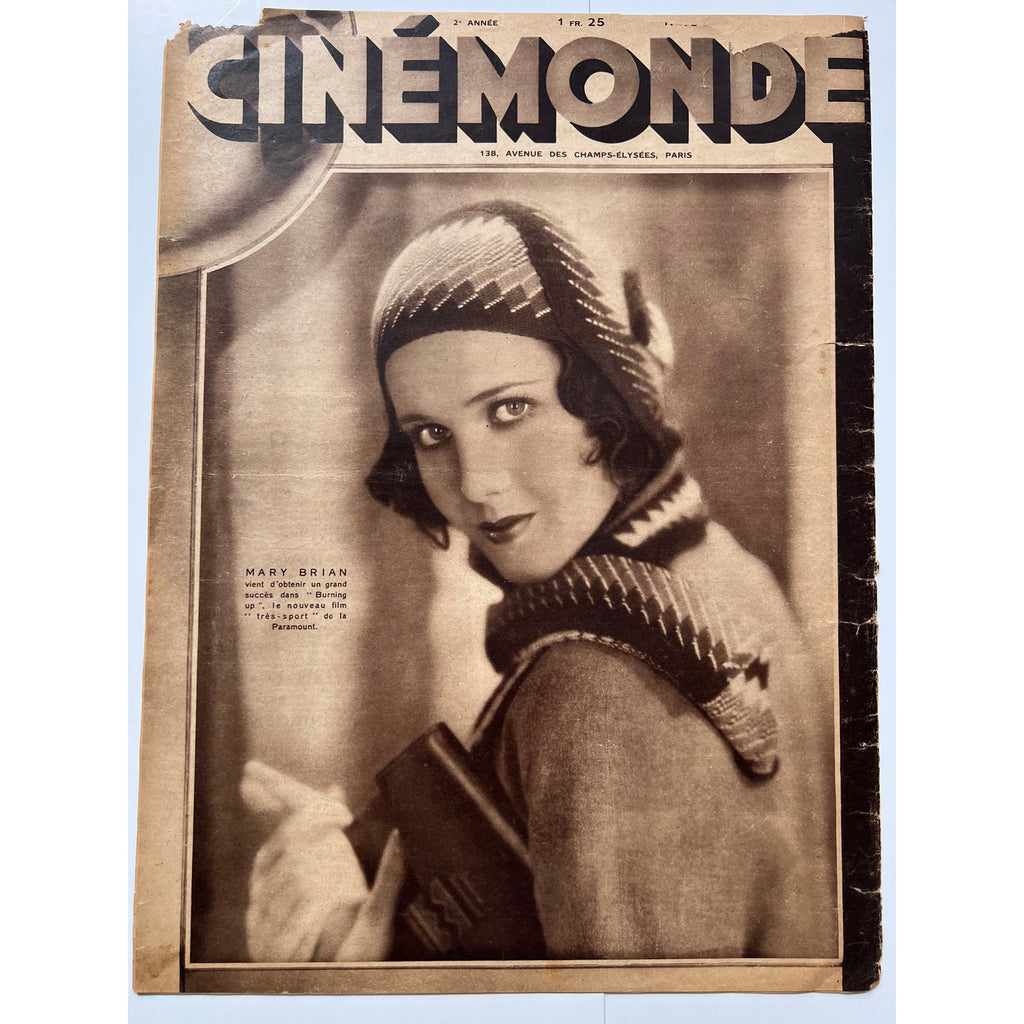 RARE 1929 French Greta Garbo Magazine Cinemonde Ninotchka Grand Hotel, Hollywood, Flesh and the Devil, Queen Christina, Mata Hari