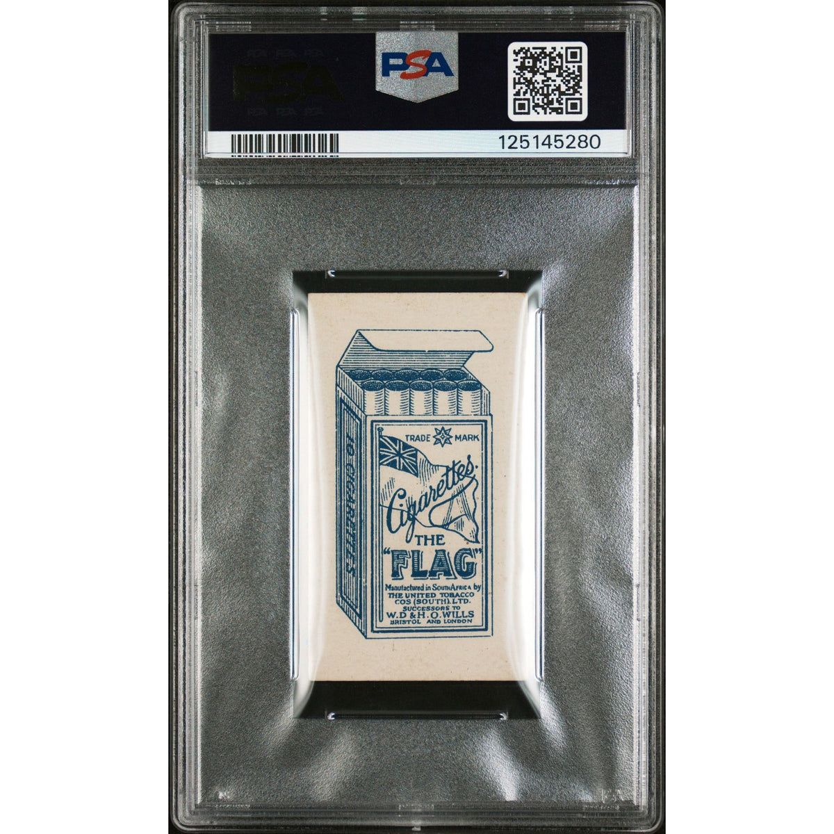 1924 United Tobacco Charlie Chaplin, Mary Pickford, Douglas Fairbanks, PSA 5, Rare Flag Back, Only 6 Graded, United Artists
