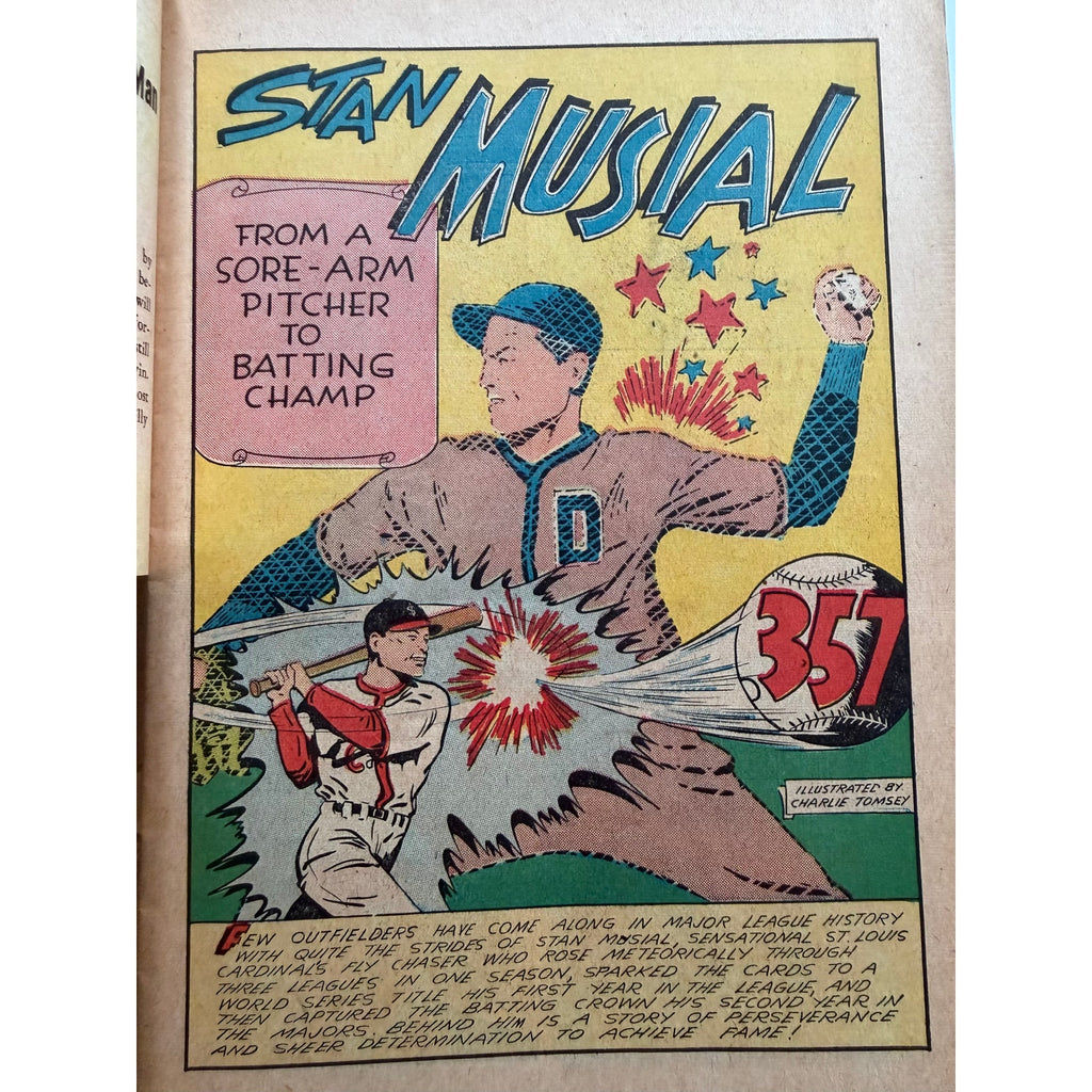 1944 True Sport Stan Musial Magazine St. Louis Cardinals Stan Musial Rookie Baseball, Stan the Man, World Series Champion, MVP, HOF