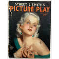 RARE 1931 Jean Harlow Magazine Picture Play, Platinum Blonde, Dinner at Eight, Hollywood, Saratoga, Red Dust, Red Headed Woman, Public Enemy