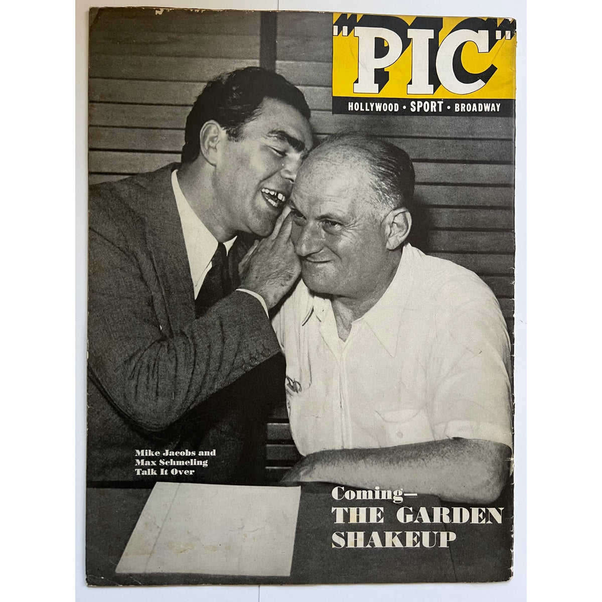 RARE 1937 Pic Jack Dempsey Magazine Manassa Mauler Champ Hollywood Sport Boxing, New York Yankees, Joe DiMaggio