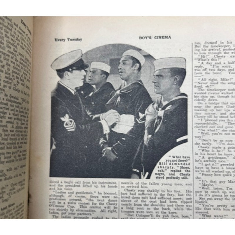 1934 Boys Cinema James Cagney Magazine Here Comes the Navy, Yankee Doodle Dandy, Angels with Dirty Faces, Public Enemy, Hollywood