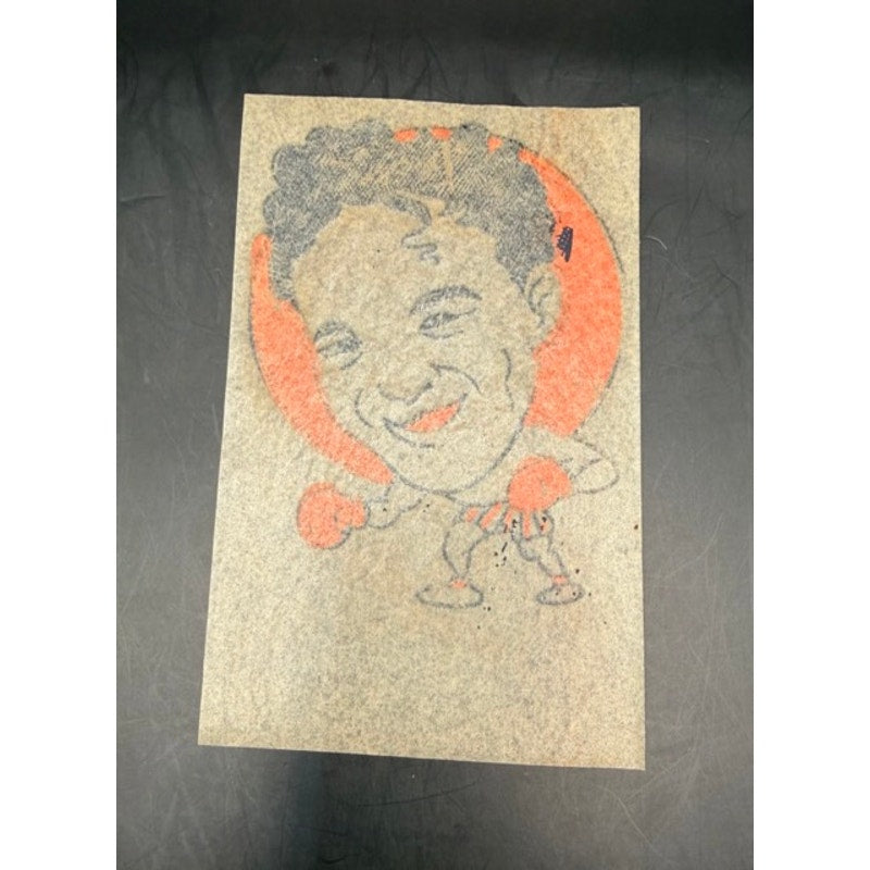 SUPER RARE 1934 Max Baer Transfer Comic Bubble Gum, Madcap Maxie, Boxing