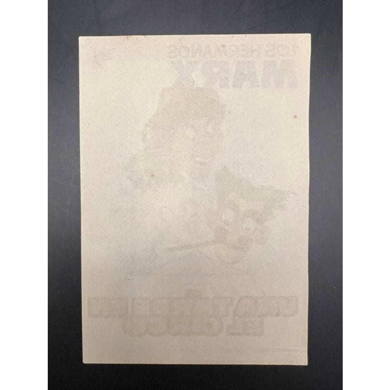 Vintage Spanish Marx Brothers Movie Herald Handout At the Circus Hollywood, Duck Soup, Day at the Races, Cocoanuts, Horse Feathers