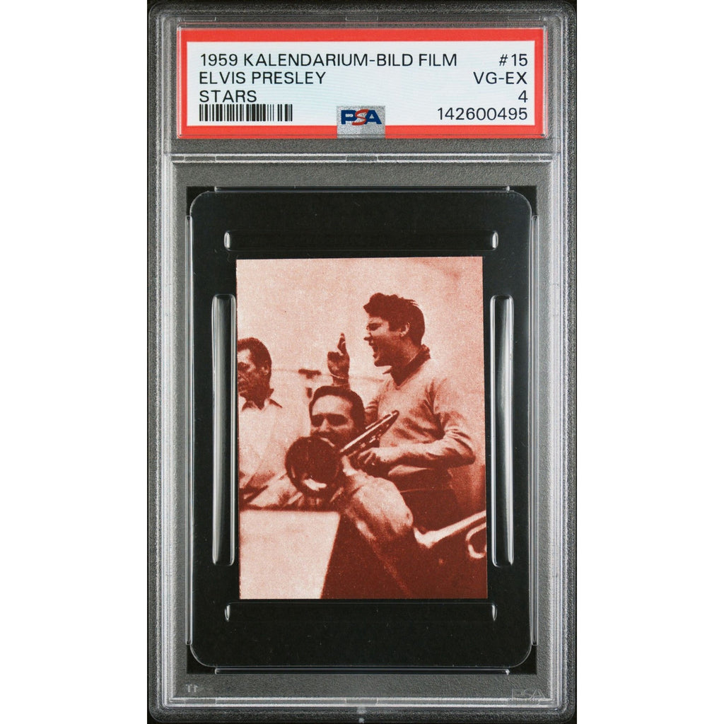 1959 Kalendarium Bild Elvis Presley PSA 4 Only 7 Graded King TCB Elvis Card, Graceland, Jailhouse Rock, King Creole, Loving You