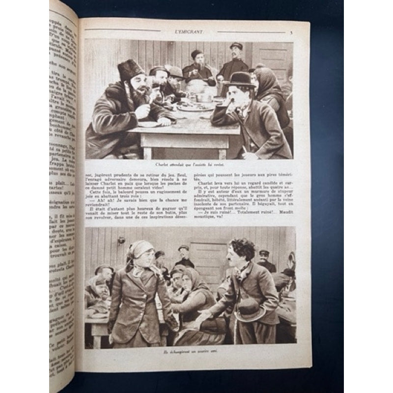 RARE 1930 Mon Cine Charlie Chaplin Magazine The Immigrant Charles Chaplin Films, Gold Rush, The Kid, City Lights, Modern Times