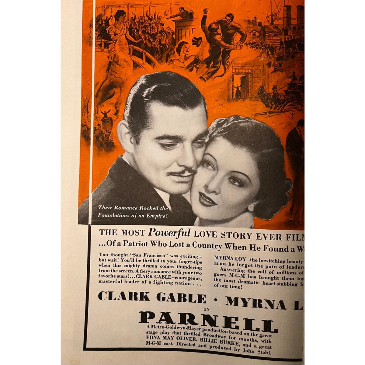 1937 Photoplay Jean Harlow Magazine Sharp! Gary Cooper Joan Crawford Clark Gable Shirley Temple Gone with the Wind Hollywood