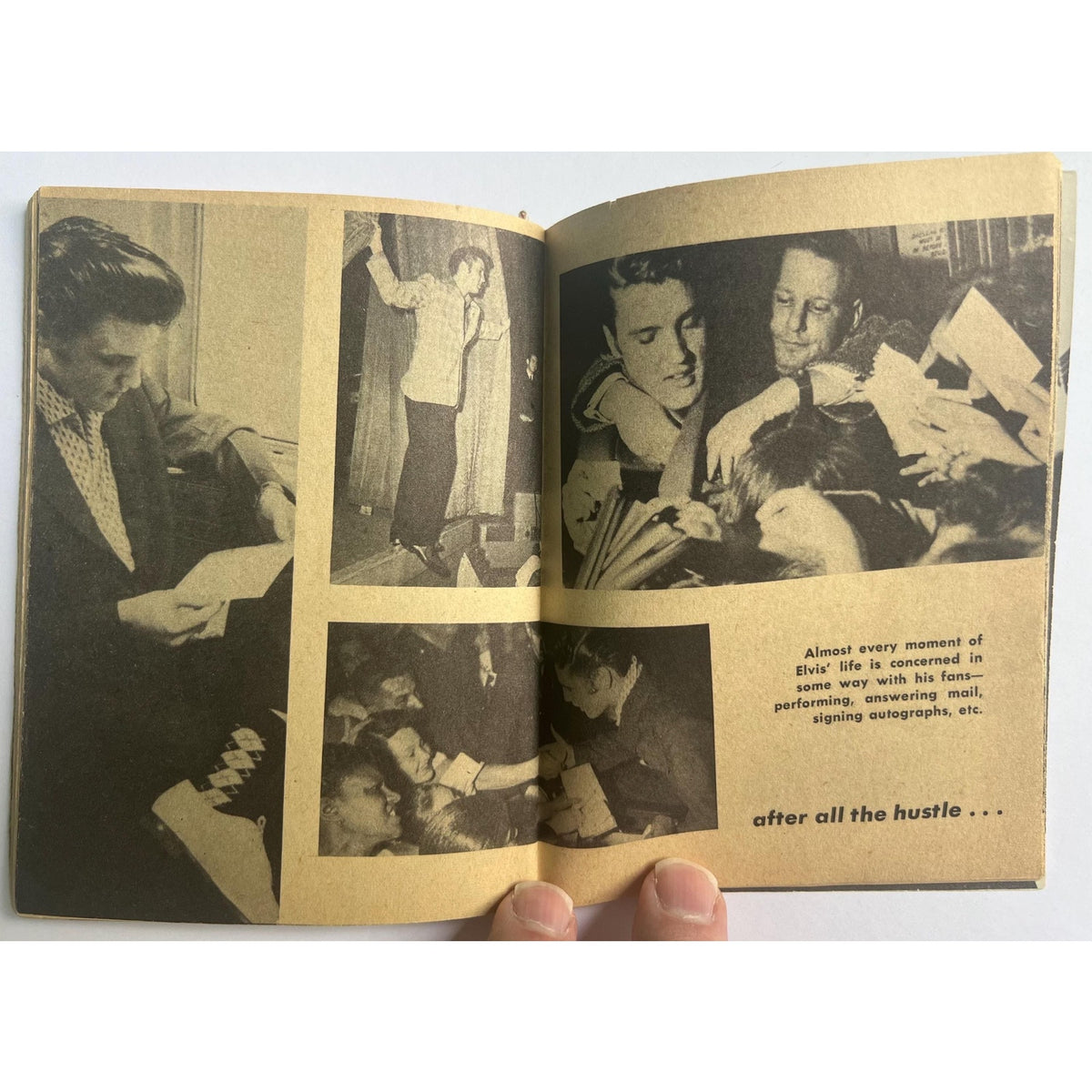 Original 1956 Movieland Elvis in Hollywood Magazine Elvis Presley, King of Rock n Roll, Graceland, Hound Dog, TCB, EP, Jailhouse Rock