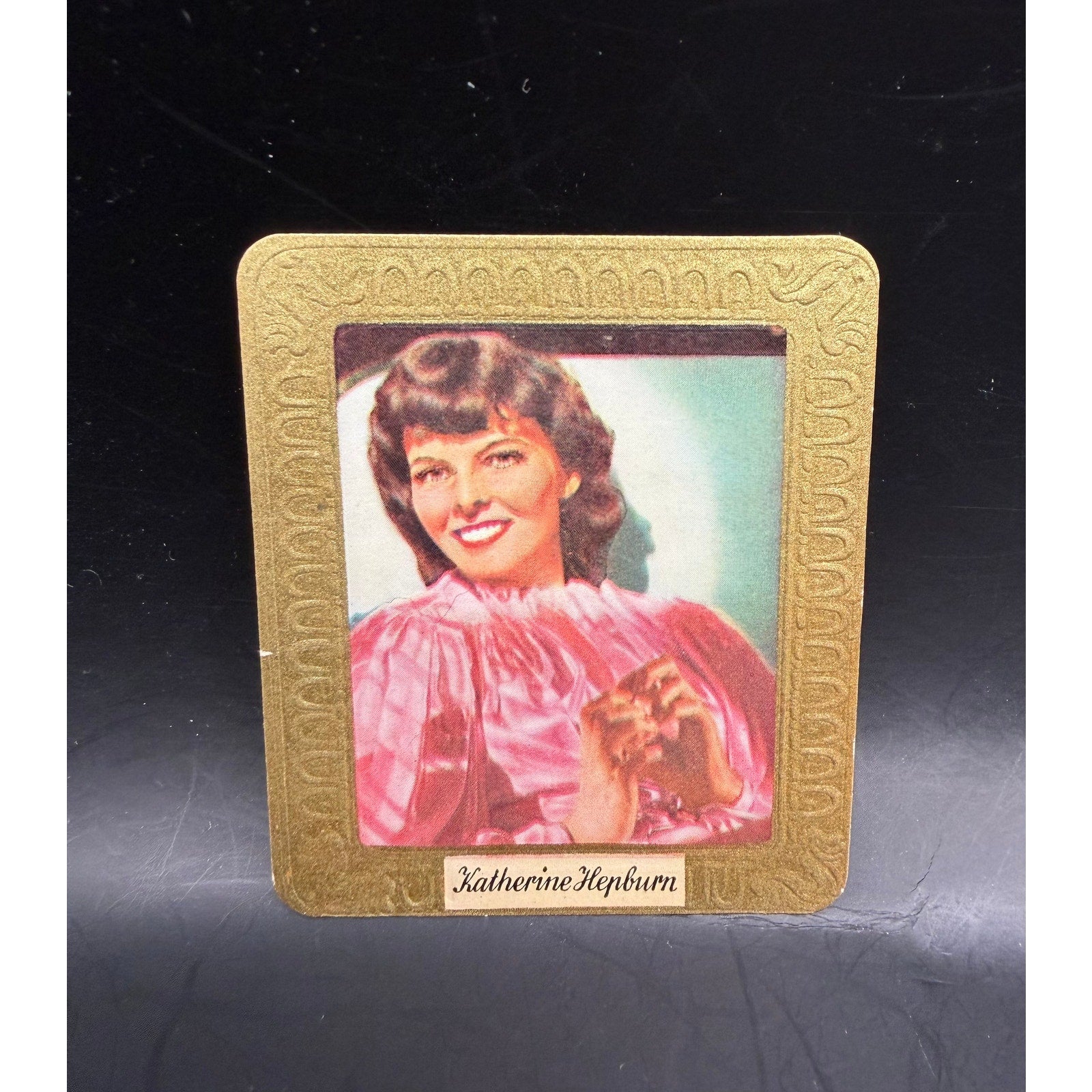 1934 Garbaty Katherine Hepburn Card Schonheitsgalerie, African Queen, Adam's Rib