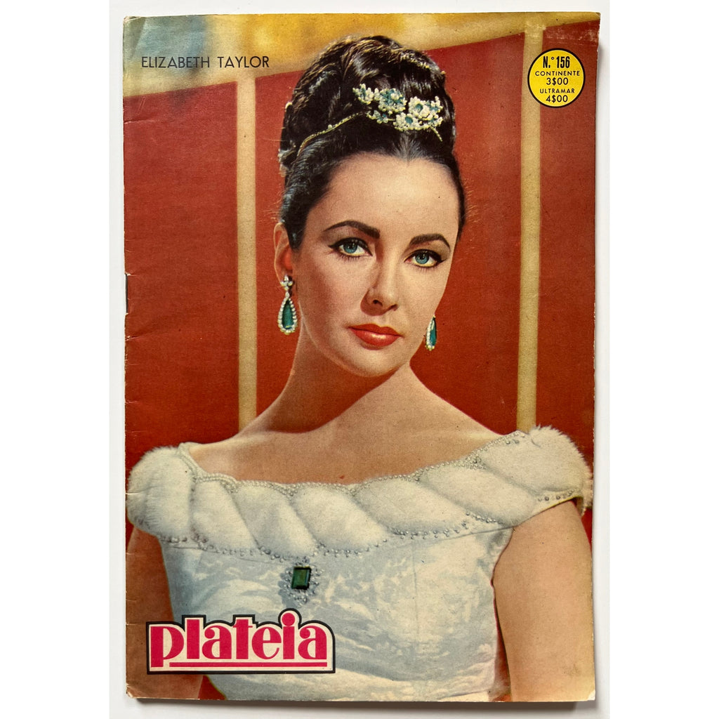 RARE 1963 Portuguese Elizabeth Taylor Magazine Plateia Cleopatra, National Velvet, Cat on a Hot Tin Roof, Virginia Wolf, Butterly 8
