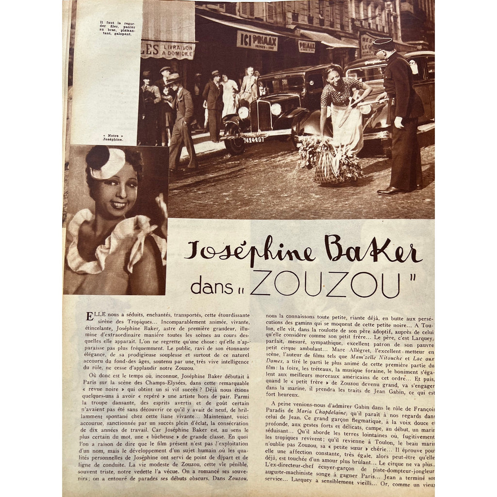 RARE French 1934 Katherine Hepburn Magazine Hebdo Hollywood Little Women Oscar