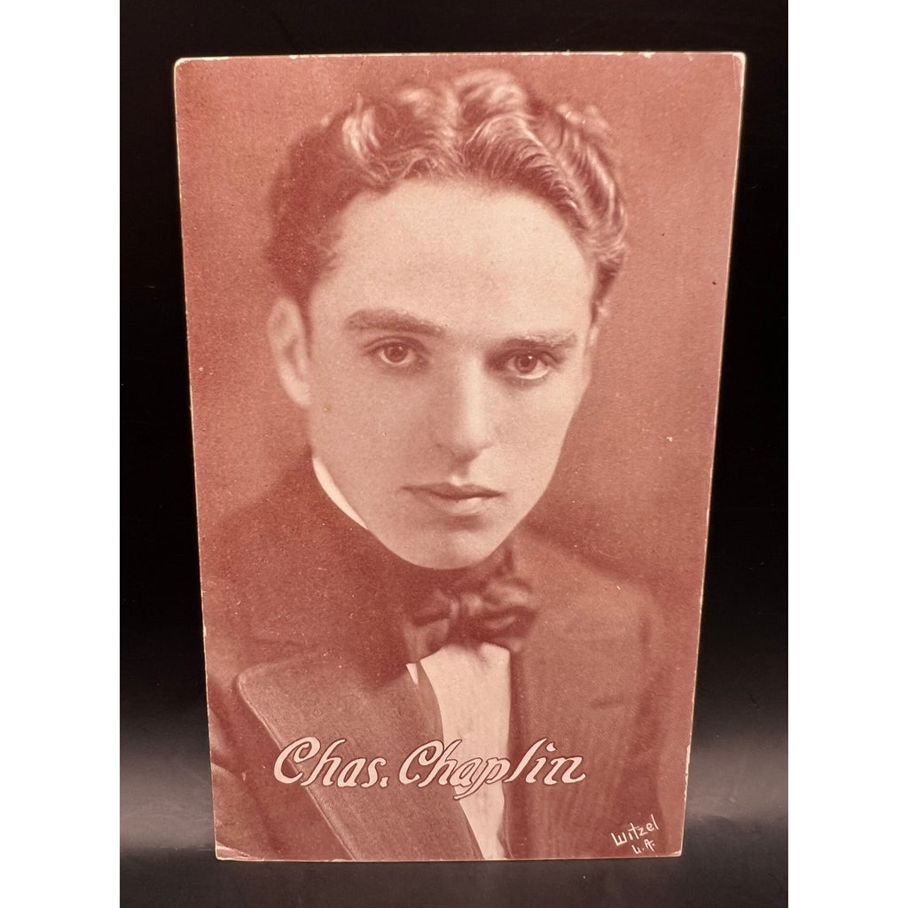 Vintage Charlie Chaplin Witzel Postcard Charles Chaplin, The Kid, Gold Rush, City Lights, Modern Times, Pay Day, Great Dictator