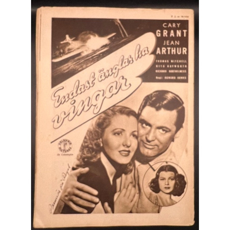 RARE 1939 Gary Cooper Magazine Film Journalen Beau Geste, Pride of the Yankees, Wings, The Virginian, Mr. Deeds, Sergent York