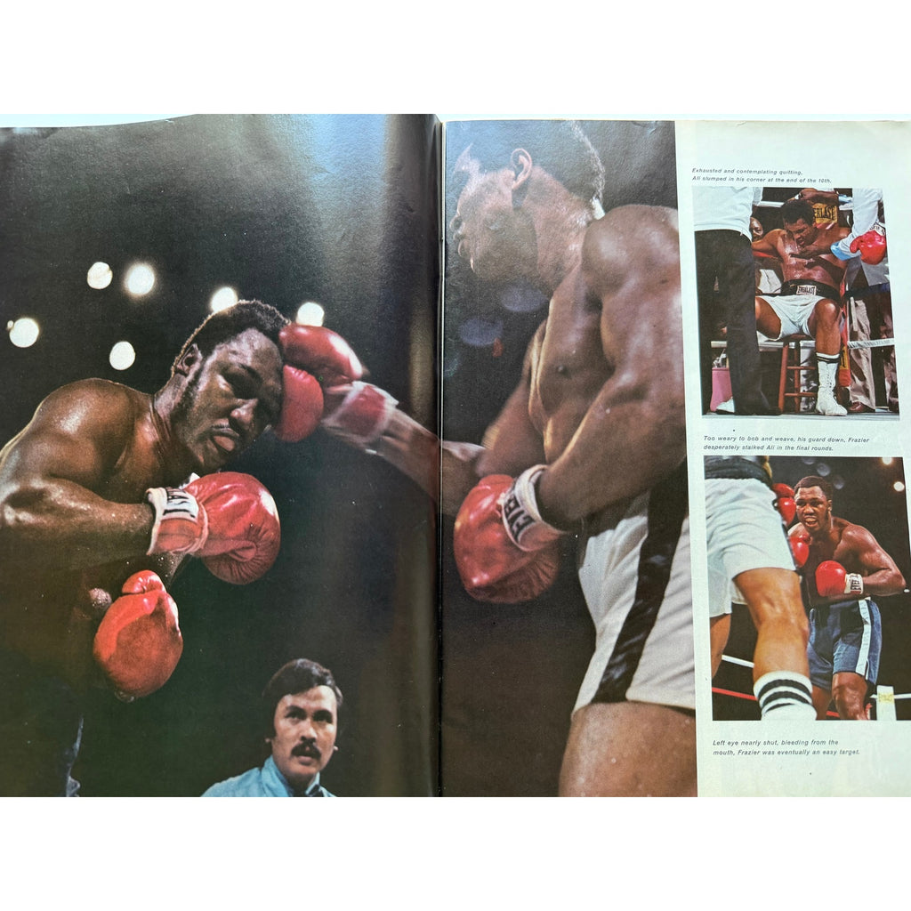 1975 Sports Illustrated Muhammad Ali Magazine Joe Frazier, Heavyweight Champ