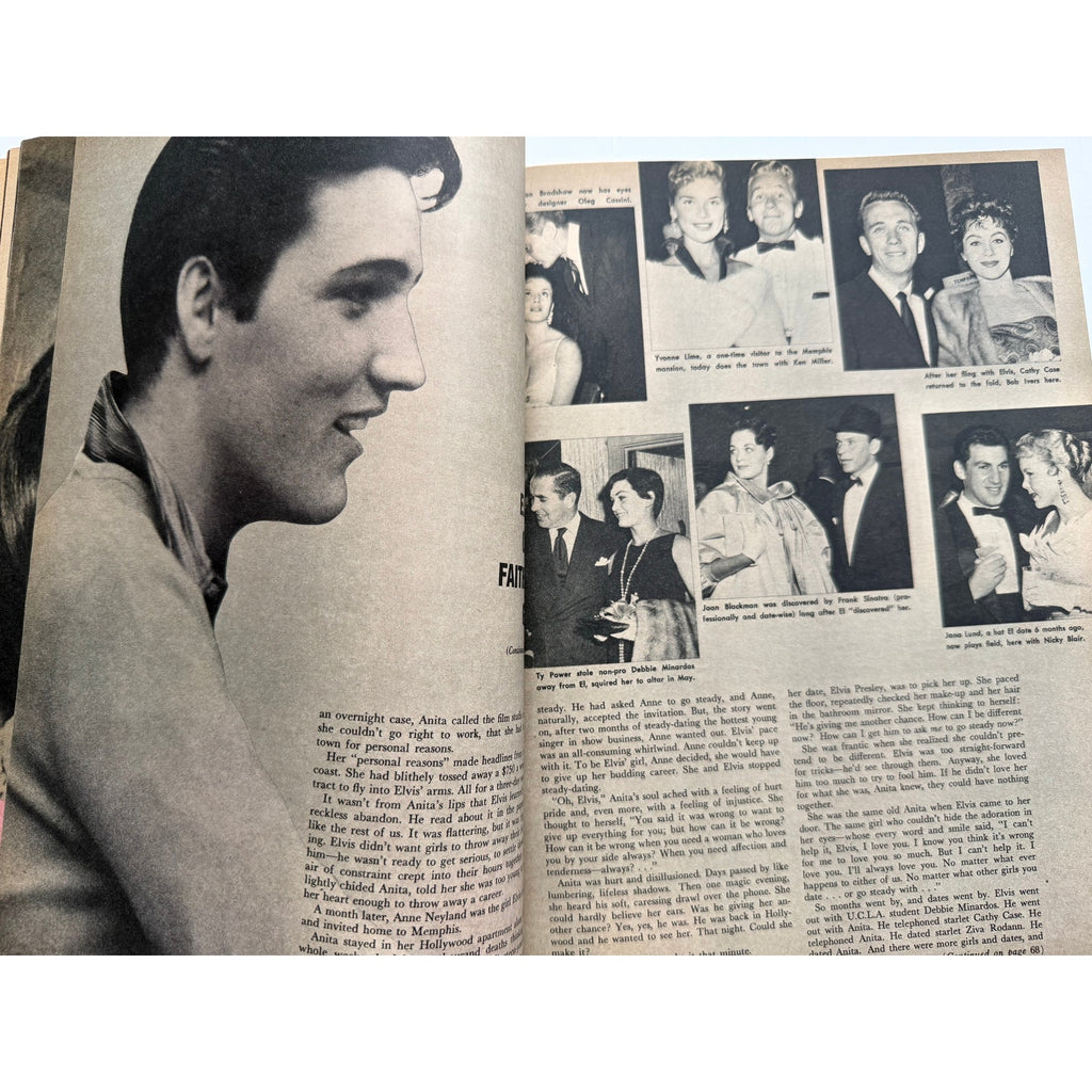 RARE Movie Stars 1958 Elvis Presley Magazine Loving You Graceland Hollywood TCB, Jailhouse Rock, Rockabilly, Hound Dog, King of Rock