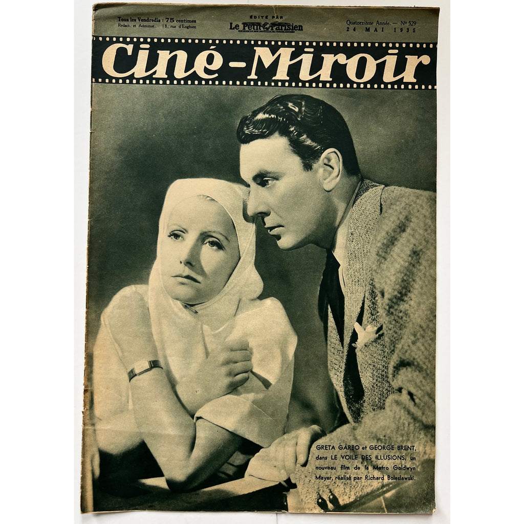 RARE 1935 French Greta Garbo Magazine Cine Miroir Grand Hotel, Metropolis, Hollywood, Ninotchka, Mata Hari