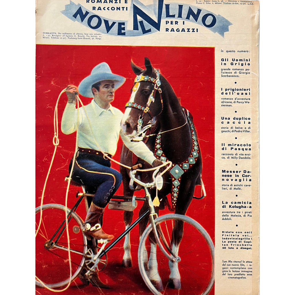 RARE 1919 The Speed Maniac Lobby Card Tom Mix Lost Western Silent Movie Cowboy Hollywood Silent Film Hollywoodland