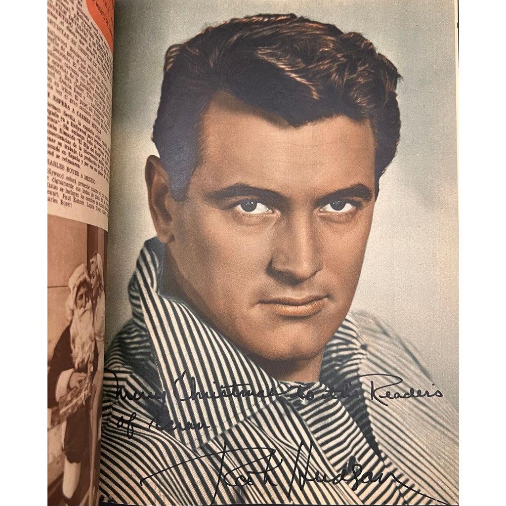 Rare 1957 Chile Ecran Marilyn Monroe Magazine Christmas Edition Gregory Peck