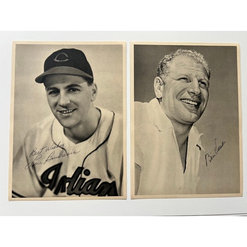 1948 Cleveland Indians Photo Pack 26 Photos Boudreau, Lemon, Veeck Guardians
