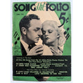 1935 Song Hit Folio William Powell Jean Harlow Movie Magazine Reckless Hollywood