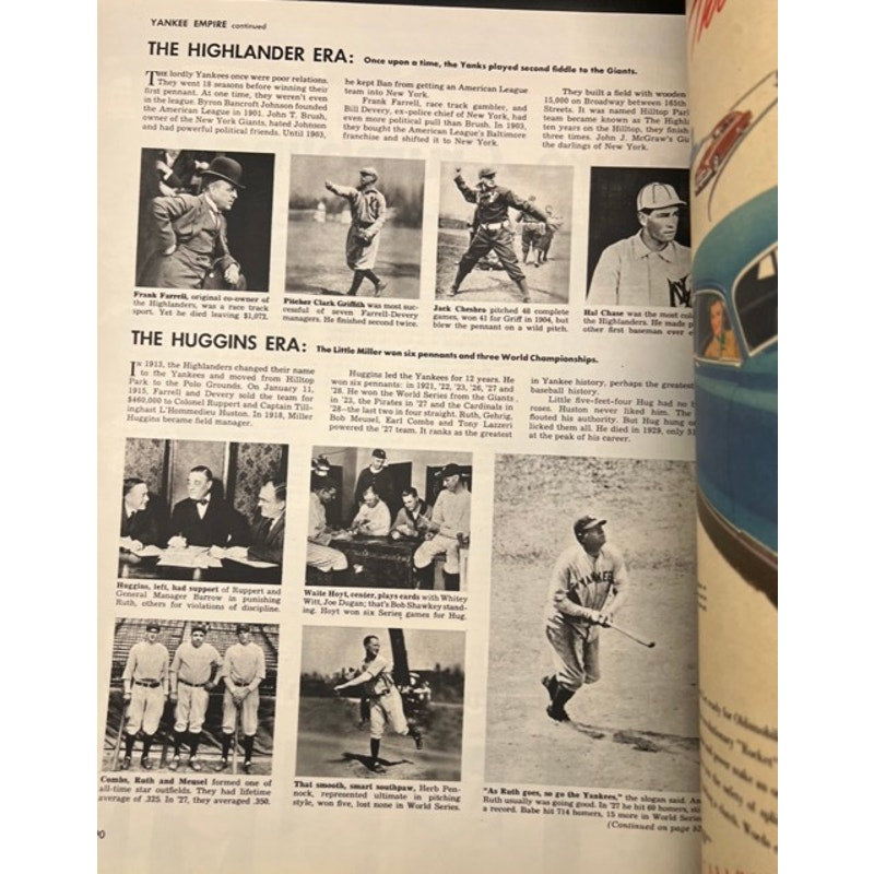 1949 Look Magazine Joe DiMaggio and Son New York Yankees Baseball Newsstand MINT, Yankee Clipper, MLB, HOF