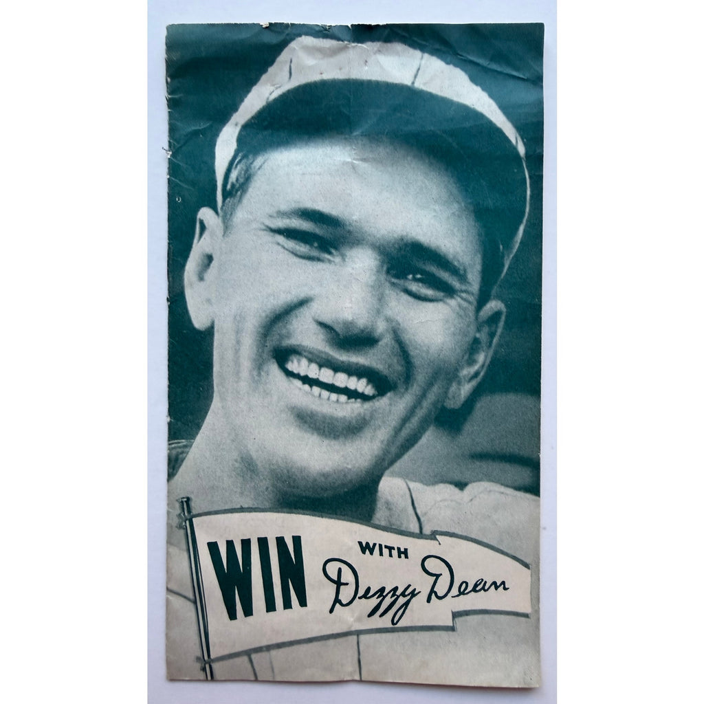 1935 Grape Nuts Dizzy Dean Booklet St. Louis Cardinals Win with Dizzy Gashouse Gang, HOF, World Series Champion, Dean Brothers