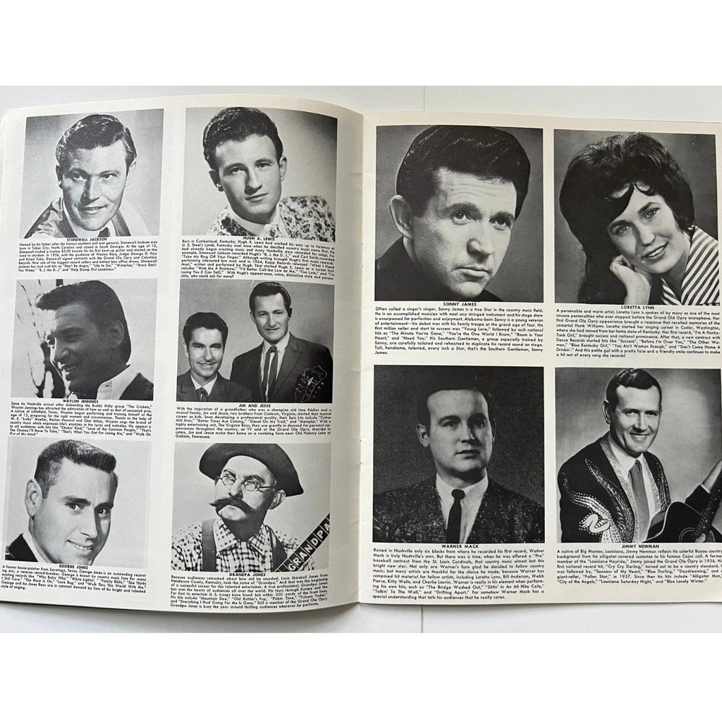 60s 70s Vintage Country Music Magazine Dolly Parton, Loretta Lynn, George Jones