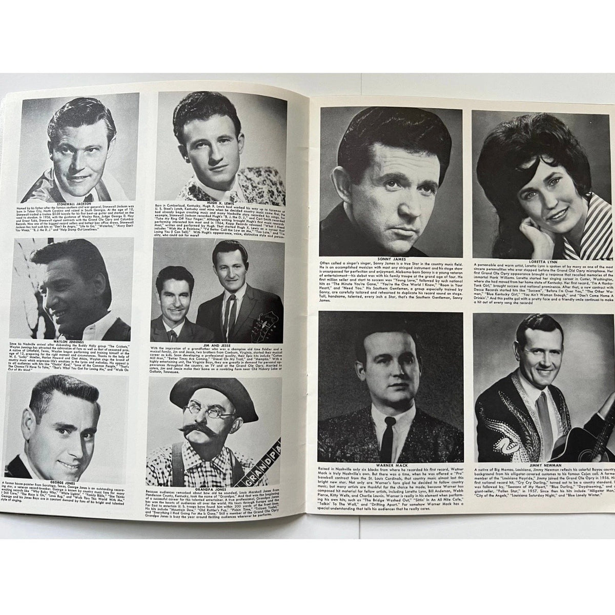 60s 70s Vintage Country Music Magazine Dolly Parton, Loretta Lynn, George Jones