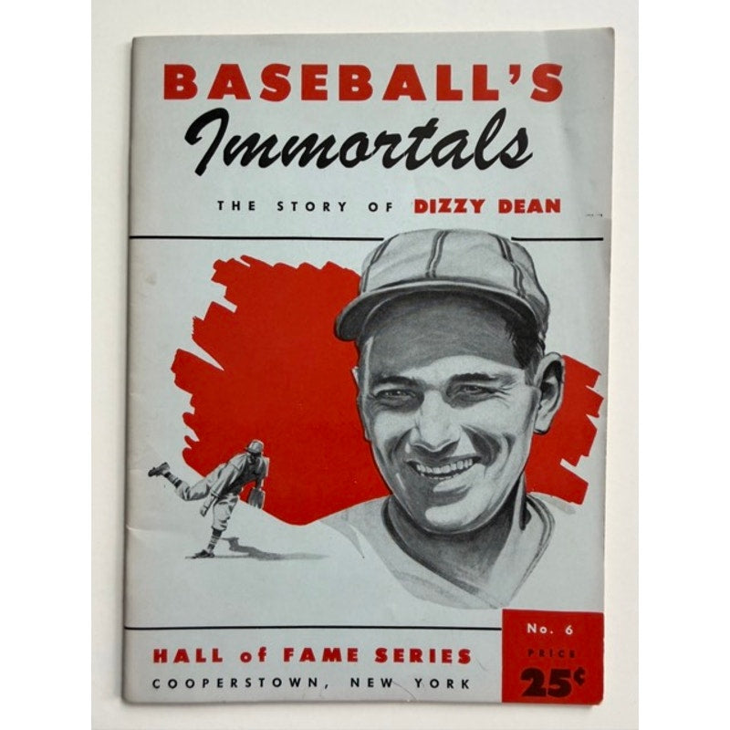 RARE 1953 Baseballs Immortals Dizzy Dean Booklet Hall of Fame St Louis Cardinals, Gashouse Gang, Dean Brothers, Chicago Cubs, Baseball, MLB