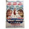 RARE, Original 1952 What Price Glory Movie Poster James Cagney One Sheet John Ford, US Marines, World War I, Military, War Film