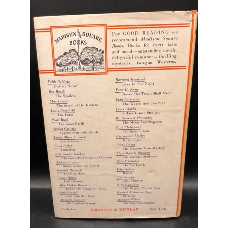 1942 Pride of the Yankees Book, Lou Gehrig, Gary Cooper First Edition, New York Yankees, Iron Horse, Babe Ruth, Yanks Near Mint