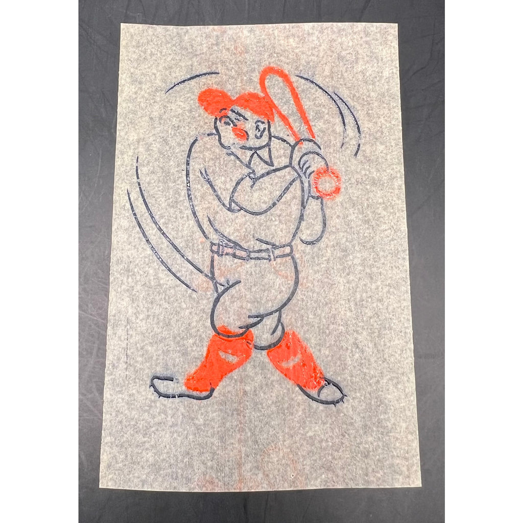 SUPER RARE 1934 Babe Ruth Transfer Comic Bubble Gum, New York Yankees, Bambino