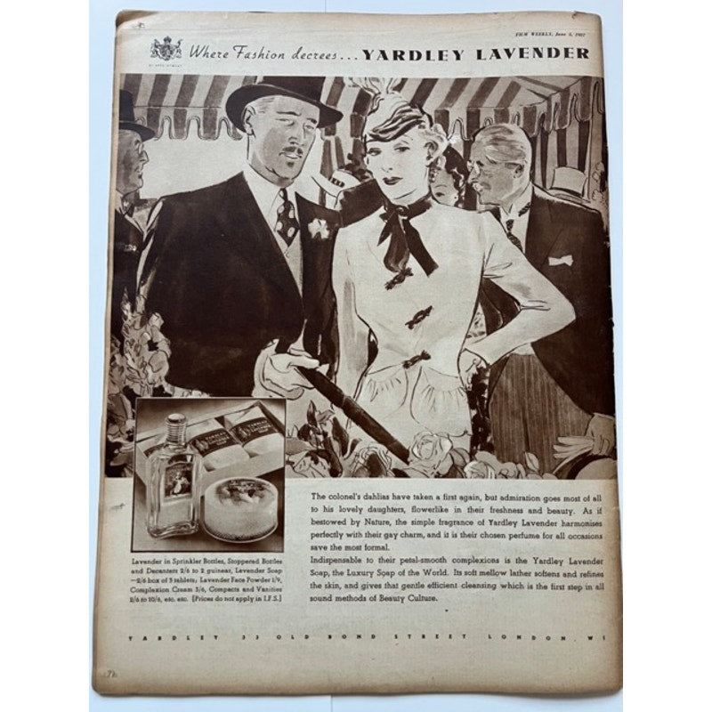 RARE UK 1937 Henry Fonda Movie Magazine Hollywood Grapes of Wrath, Only Live Once, 12 Angry Men, On Golden Pond, Jezebel