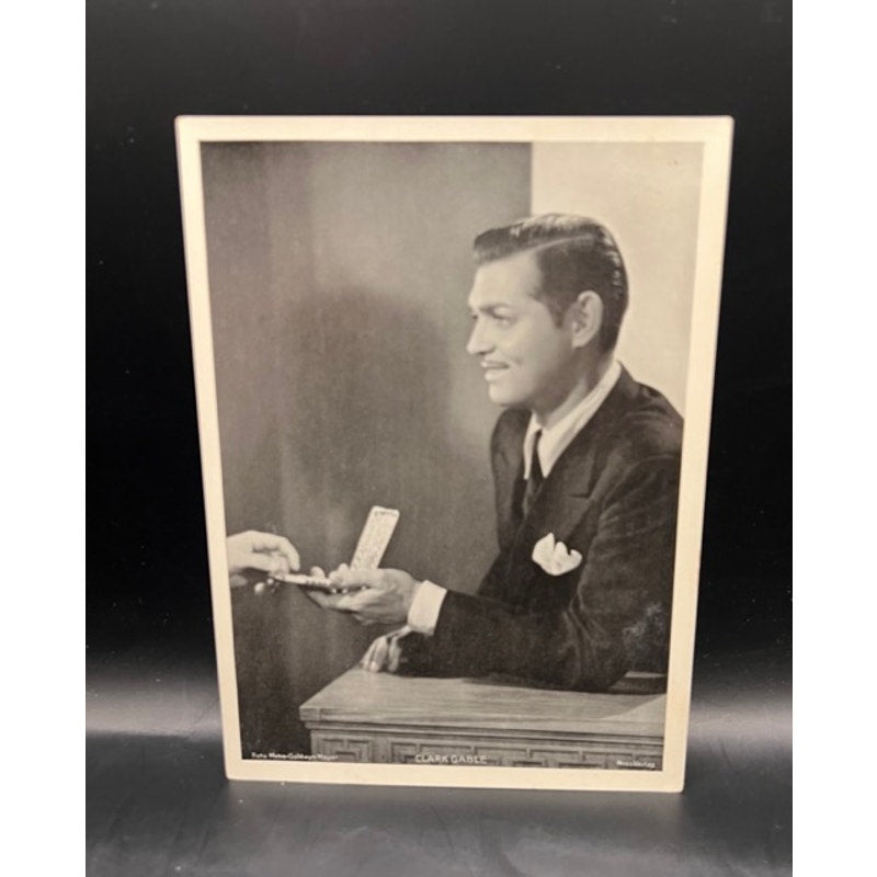 1930s Clark Gable Ross Verlag Fan Photo Gone with the Wind, Misfits, Saratoga, Hold Your Man, Mutiny on the Bounty