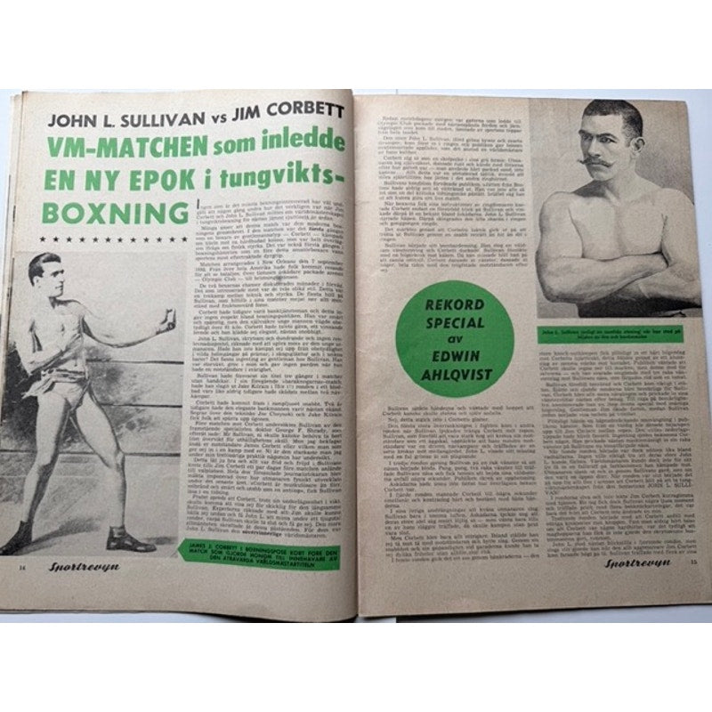 1963 Swedish Rekord Journal Elvis Presley Magazine Kid Galahad The King TCB EP