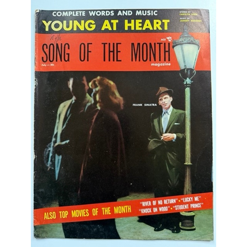 1954 Frank Sinatra Magazine Song of the Month From Here to Eternity, Blue Eyes, Young at Heart, Strangers in the Night, New York, Jazz