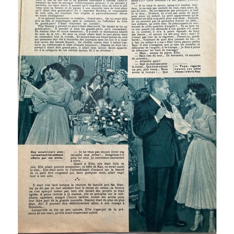 Gorgeous French 1951 Elizabeth Taylor Magazine Father of the Bride, Spencer Tracy, Cleopatra, National Velvet, Virginia Wolf, Butterly 8
