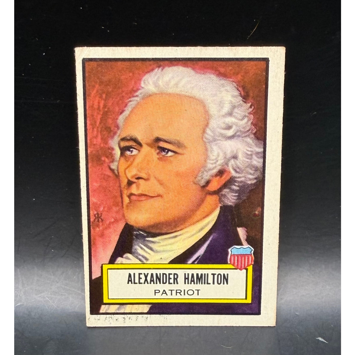 1952 Topps Look n See Alexander Hamilton Founder, He's not giving away his shot!