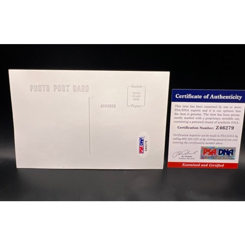 PSA Stan Musial Autographed Postcard Musial Rookie, Stan the Man, St. Louis Cardinals