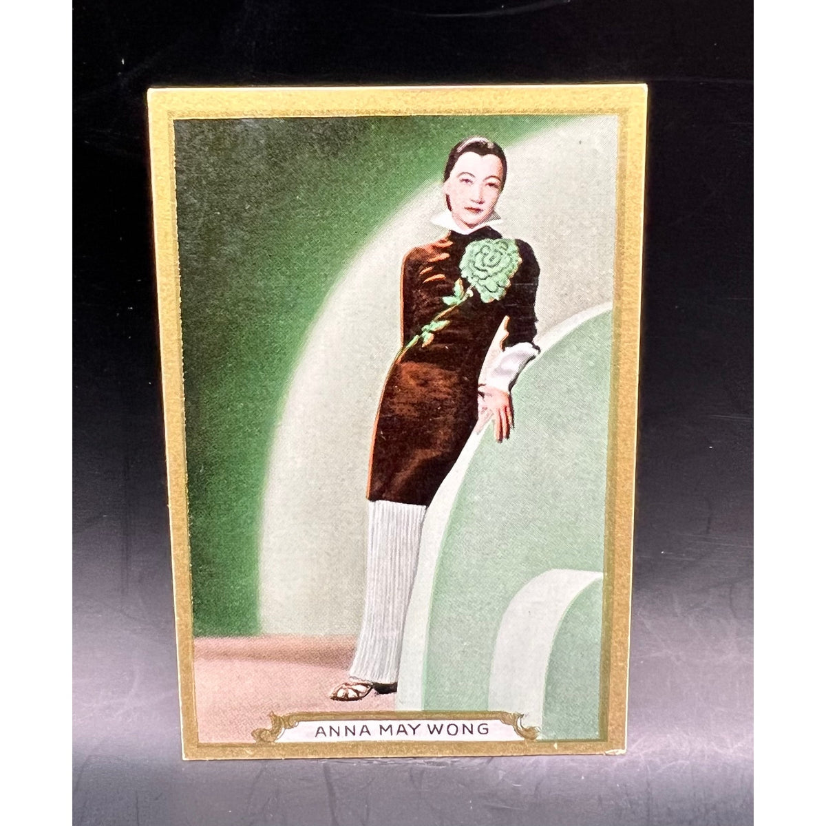 RARE German 1935 Gold Dollar Filmbilder Anna May Wong Card Piccadilly Hollywood
